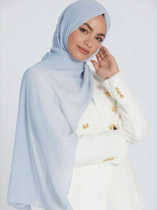 [ 8日から12日程度でお届け予定 ] アクセサリー レディース スカーフ 1個 ソリッドカラー ソフトフェイ..