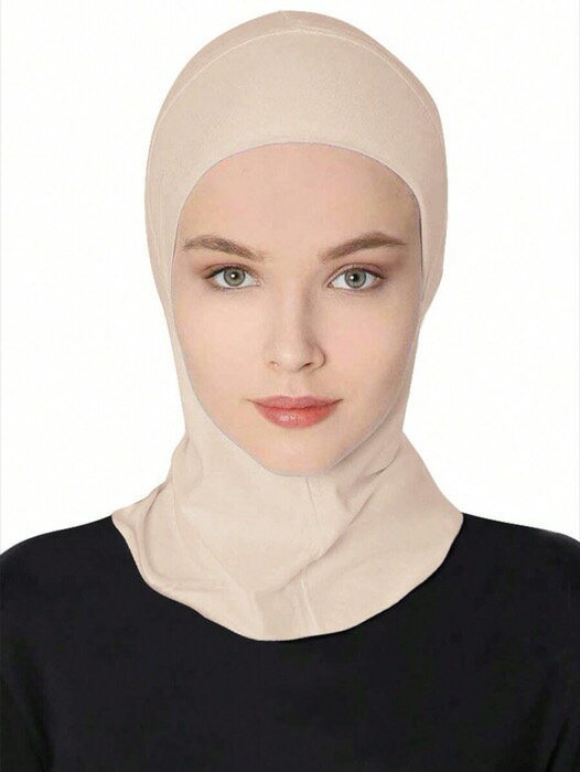 [ 8日から12日程度でお届け予定 ] アクセサリー レディース スカーフ 1個 女性用無地スカーフヘアバンド、日常着用に適したヘアバンド、アバヤ用ソフトヒジャブ、通気性のある女性のベール付きキャップ用