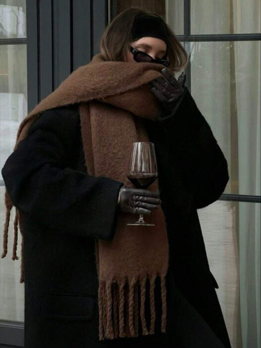 [ 8日から12日程度でお届け予定 ] アクセサリー レディース スカーフ 1枚 マカロンカラー フワフワタッ..