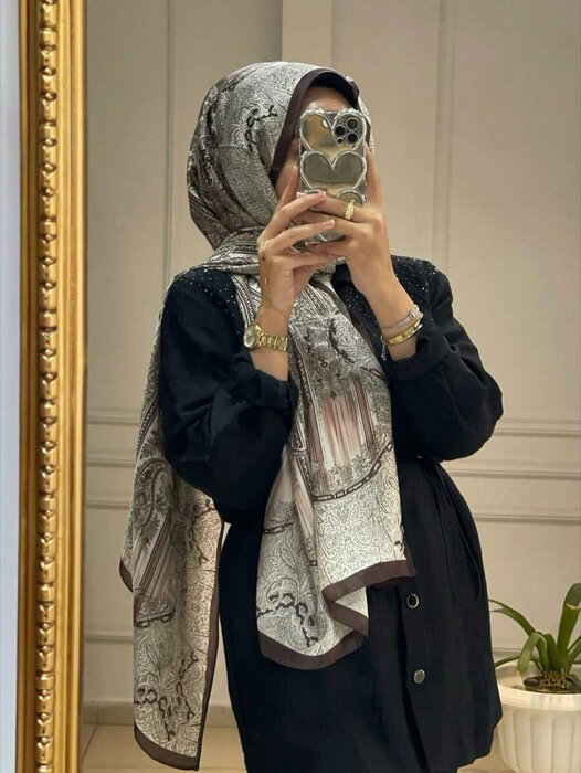 [ 8日から12日程度でお届け予定 ] アクセサリー レディース スカーフ 1個 ペイズリー柄の青いボヘミア..