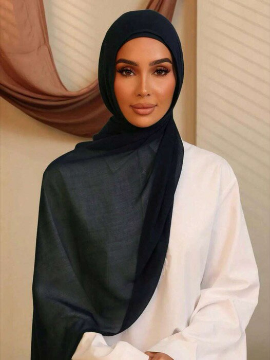 [ 8日から12日程度でお届け予定 ] アクセサリー レディース スカーフ 1枚 女性用ソリッドカラービスコ..