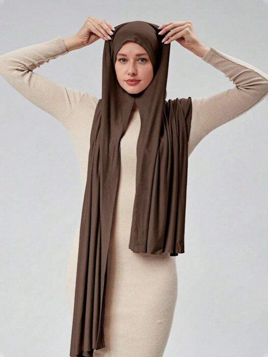 [ 8日から12日程度でお届け予定 ] アクセサリー レディース スカーフ 1個 ムスリム女性用ワンステップ ..