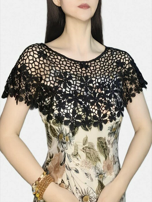 [ 8日から12日程度でお届け予定 ] アクセサリー レディース スカーフ 花柄レース ウェディング パーテ..