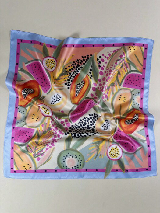 [ 8日から12日程度でお届け予定 ] アクセサリー レディース スカーフ 1枚 レディース トロピカルフルー..