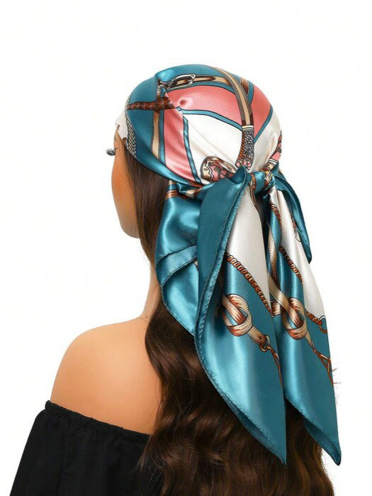 [ 8日から12日程度でお届け予定 ] アクセサリー レディース スカーフ 90×90cmアウトドア日焼け止めショ..