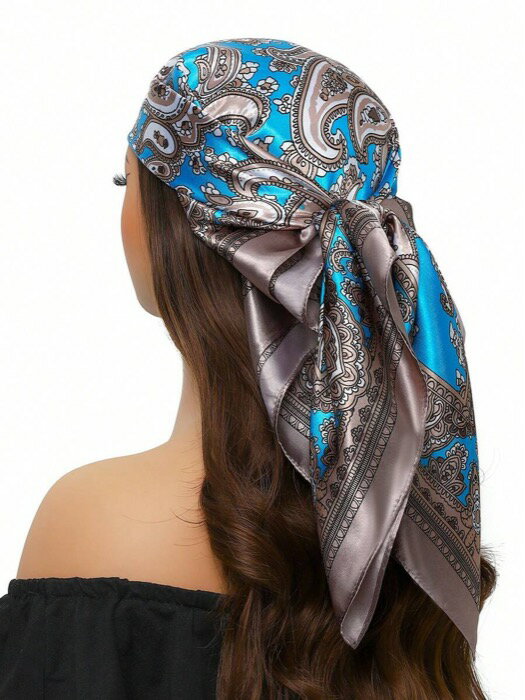 [ 8日から12日程度でお届け予定 ] アクセサリー レディース スカーフ 90*90cm 屋外用日よけ ショール、..