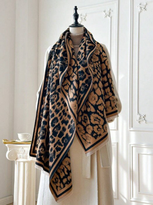 [ 8日から12日程度でお届け予定 ] アクセサリー レディース スカーフ 1個 レディース 両面フェイクカシ..