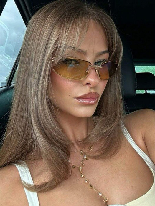 [ 8日から12日程度でお届け予定 ] アクセサリー レディース アイアクセサリー 1個 ヨーロッパ&アメリカ夏新作 Y2Kセクシーガールファッショングラス、レター一体型ファッショングラス、Y2Kスリムフィットラップアラウンドファッショングラス、ビーチア