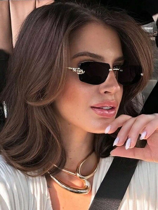 [ 8日から12日程度でお届け予定 ] アクセサリー レディース アイアクセサリー 1個 ポリゴナル小型フレーム 多目的 パーソナライズ レディースメガネ ファッションメガネ 旅行やビーチアクセサリーに最適(4)