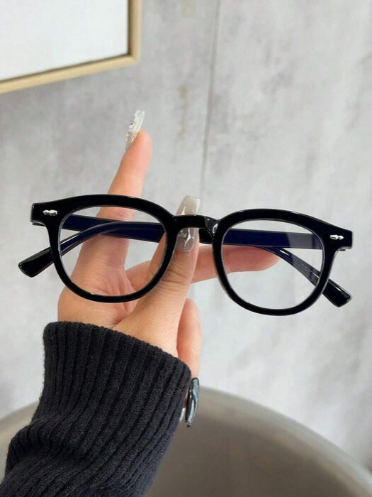 [ 8日から12日程度でお届け予定 ] アクセサリー レディース アイアクセサリー 1個 女性用 軽量 目の保護 プラスチック ラウンド フルフレーム クラシック 美的 サングラス ベーシック カジュアル 女性用 クリアレンズ 読書 学校 ストリートスナ