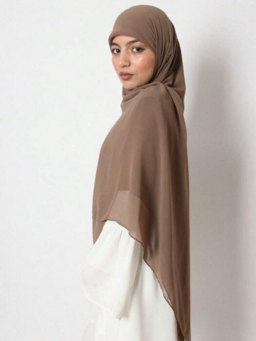 [ 8日から12日程度でお届け予定 ] アクセサリー レディース スカーフ 1枚 シフォンムスリムヘッドスカ..