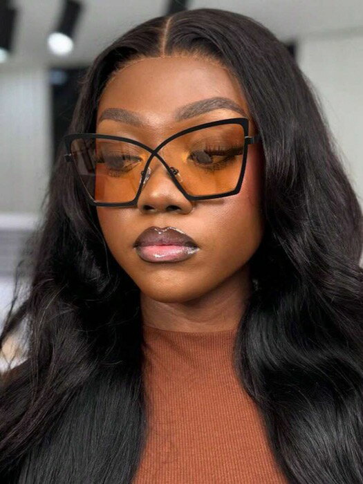 [ 8日から12日程度でお届け予定 ] アクセサリー レディース アイアクセサリー 1個 大型フレーム キャットアイ メタルファッションめがね レトロ パーソナライズ 万能 透明めがね 男女兼用ファッションフレーム クリアめがね デイリーウェア、デイリー