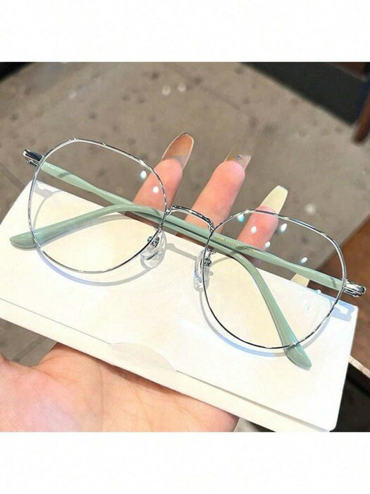 [ 8日から12日程度でお届け予定 ] アクセサリー レディース アイアクセサリー 1個 レディース 魅力的なフラット丸型フェイスディスプレイミラー　シンプルフレーム