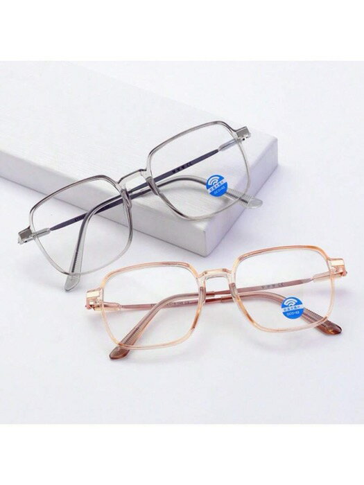 [ 8日から12日程度でお届け予定 ] アクセサリー レディース アイアクセサリー 1個 男女兼用 視覚疲労予防メガネ、パソコン、テレビ視聴、ゲーム、スマホ使用に適した、透明レンズのファッションメガネ