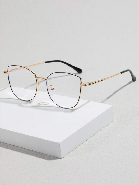 [ 8日から12日程度でお届け予定 ] アクセサリー レディース アイアクセサリー 1個 キャットアイ メタル ファッション セクシー サングラス、日常使いに最適