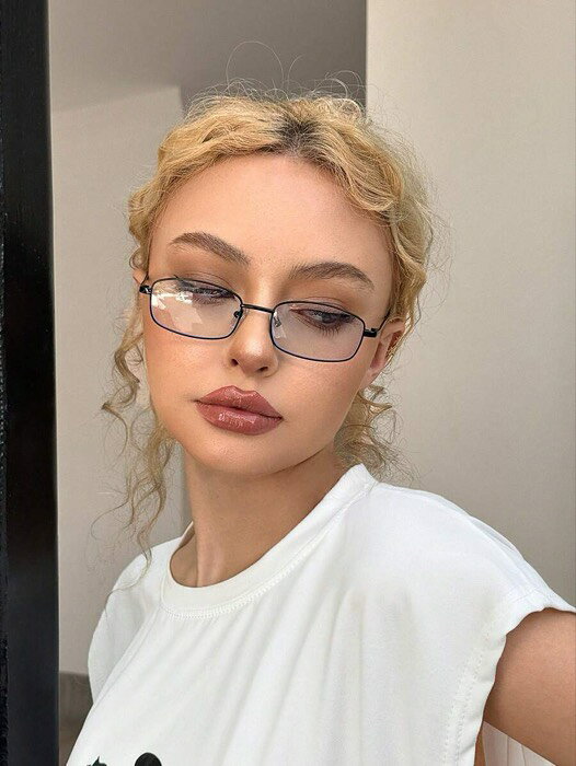 [ 8日から12日程度でお届け予定 ] アクセサリー レディース アイアクセサリー レトロ小型フレーム Y2K ..