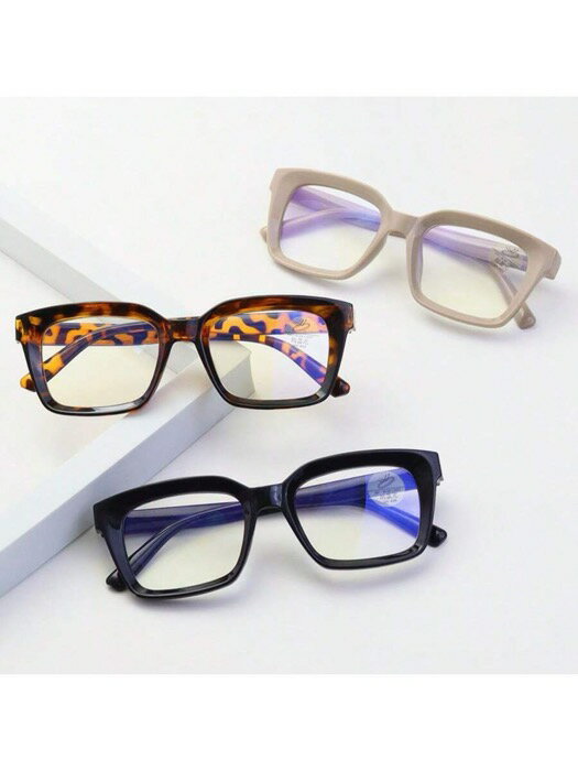 [ 8日から12日程度でお届け予定 ] アクセサリー レディース アイアクセサリー 1ペア レディース ブラック プラスチック スクエア オーバーサイズ レトロシック ハイエンド 軽量 ラグジュアリー ヴィンテージ パーソナライズ スタイル プレーン