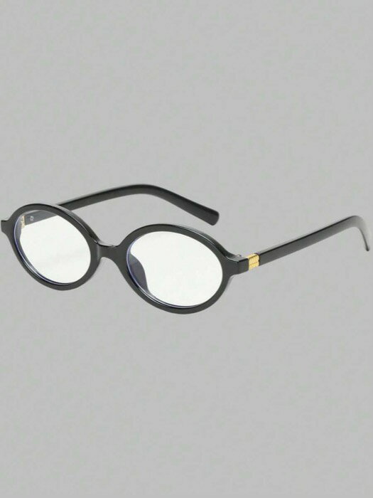 [ 8日から12日程度でお届け予定 ] アクセサリー レディース アイアクセサリー 女性用 黒 楕円形フレームメガネ 1ペア、デイリー使い、クリスマス、ミュージックフェス、Y2Kフェス、入学、秋、クリスマス、冬、クリスマスギフトに適しています