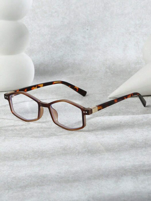 [ 8日から12日程度でお届け予定 ] アクセサリー レディース アイアクセサリー 1個 カジュアル(ポリカーボネート)女性用非処方箋メガネ ファッション幾何学フレーム、Y2Kアイテム デイリーカジュアル、多用途、パーティー、ストリートスタイル