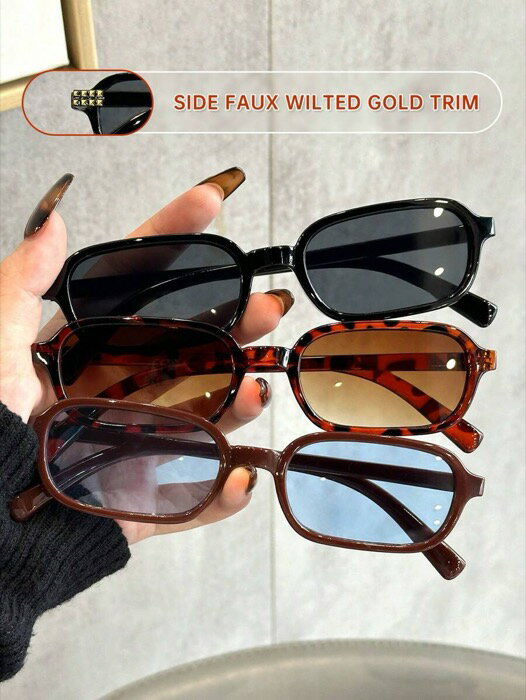 [ 8日から12日程度でお届け予定 ] アクセサリー レディース アイアクセサリー セット 6個組 レオパード柄 プラスチック マルチカラー ジオメトリック フルフレーム クラシック レディース メガネ、ホリデーギフトに最適、全ての顔の形に適し、レイブパ