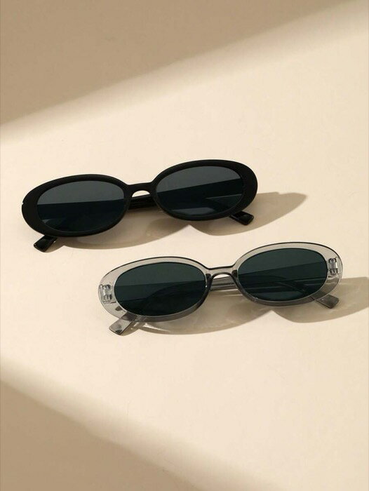 [ 8日から12日程度でお届け予定 ] アクセサリー レディース アイアクセサリー セット ボヘミアンヴィンテージラウンドフレームファッション黒い眼鏡 2個入り、デイリーライフ、バカンス、衣類アクセサリー、ビーチアクセサリー、サングラス、夏のビーチバカン