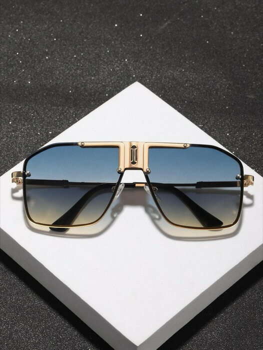 [ 8日から12日程度でお届け予定 ] アクセサリー メンズ アイアクセサリー 1個 メンズフラットトップゴーグルファッション眼鏡、屋外用エレガントなサングラスアクセサリー、ビーチアクセサリー、サマービーチバケーション、アウトドア、旅行用、セーター、ジャ