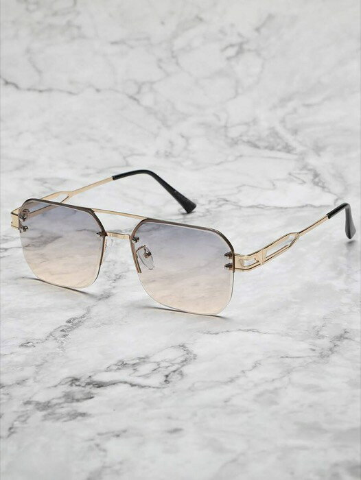 [ 8日から12日程度でお届け予定 ] アクセサリー メンズ アイアクセサリー 1個 メタルハーフフレーム パ..