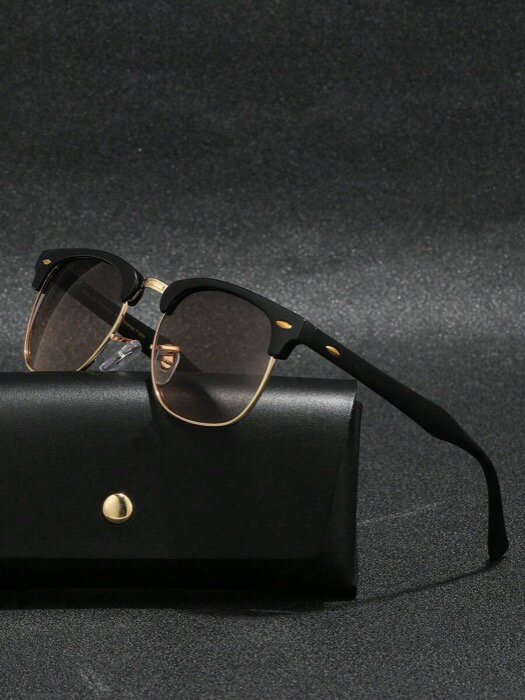 [ 8日から12日程度でお届け予定 ] アクセサリー メンズ アイアクセサリー 1個 メンズ ミックスメタルフレーム ポリカーボネイト レンズコーティングミラーグラデーション ファッション サングラス、夏のストリートスタイル、休日、ビーチ、通勤に、クラシ