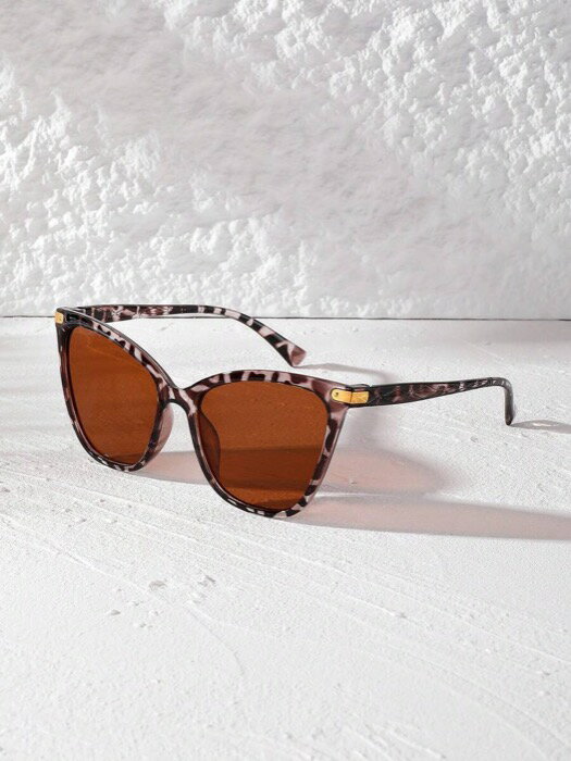 [ 8日から12日程度でお届け予定 ] アクセサリー メンズ アイアクセサリー 1個 キャットアイ レオパード柄ファッションメガネ、旅行、ビーチバケーション、ホリデーギフトに適しています(4)