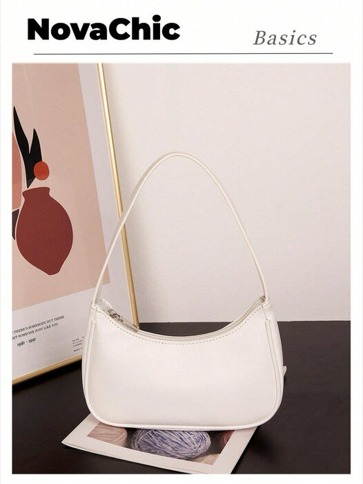 [ 8日から12日程度でお届け予定 ] バッグ レディース ショルダーバッグ 軽量、ビジネスカジュアルミニマリストバゲットバッグ、十代の女の子、女性、大学生、新人、ホワイトカラーの労働者に最適です オフィス、大学、仕事、ビジネス、通勤、アウトドア、旅行、