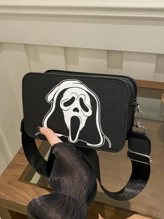 [ 8日から12日程度でお届け予定 ] バッグ レディース ショルダーバッグ 1個 ハロウィーンスカルプリン..