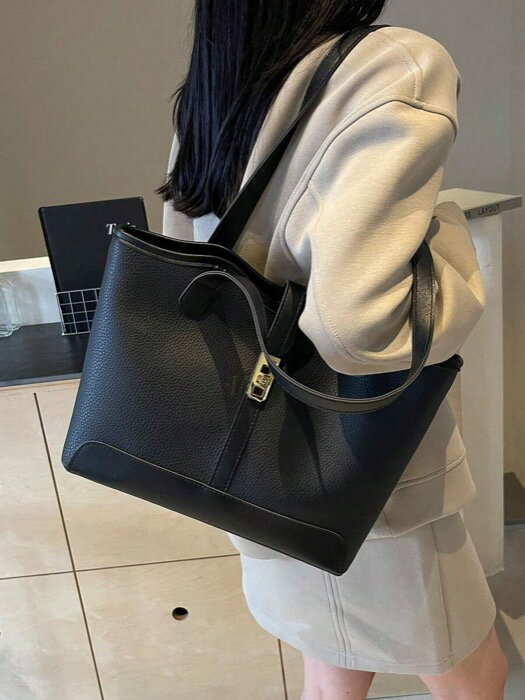 [ 8日から12日程度でお届け予定 ] バッグ レディース トートバッグ 大容量 ジッパー付き カジュアル シ..