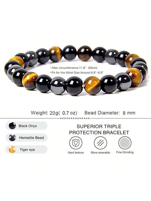 [ 8日から12日程度でお届け予定 ] ジュエリー メンズ ブレスレット トリプルプロテクションブレスレッ..