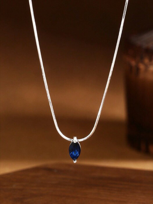 [ 8日から12日程度でお届け予定 ] ジュエリー レディース ネックレス ペンダント 1個 S925 スターリングシルバー 付き ブルー ジェムストーン ペンダント , 絶妙な & エレガント , シンプル & スタイリッシュ 鎖骨 チェーン 女性用
