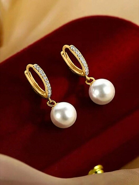 [ 8日から12日程度でお届け予定 ] ジュエリー レディース イヤーアクセサリー 1個 高級感 S925シルバー ジルコニア パール ピアス レディース 女の子 日常着 パーティー デート ギフト