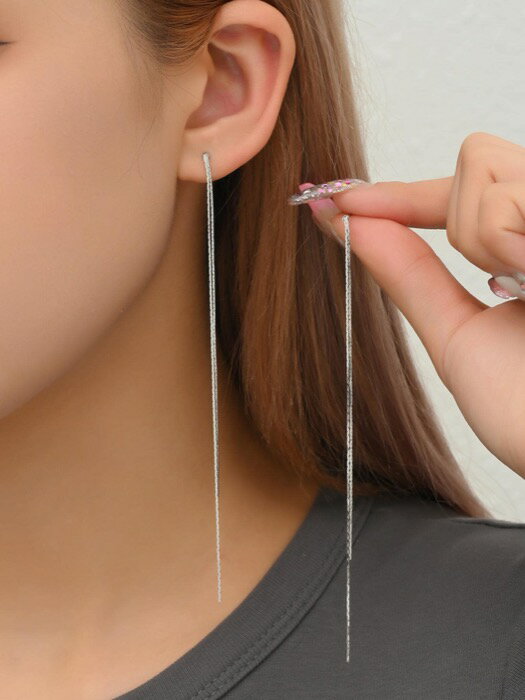 [ 8日から12日程度でお届け予定 ] ジュエリー レディース イヤーアクセサリー ミニマリスト ドロップ ピアス