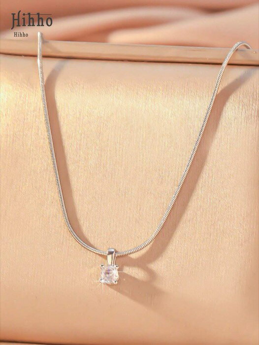 [ 8日から12日程度でお届け予定 ] ジュエリー レディース ネックレス ペンダント キュービックジルコニアペンダントネックレス