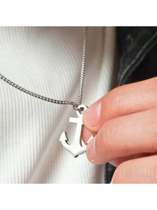 [ 8日から12日程度でお届け予定 ] ジュエリー メンズ ネックレス ステンレス鋼 18Kゴールド ボートアン..