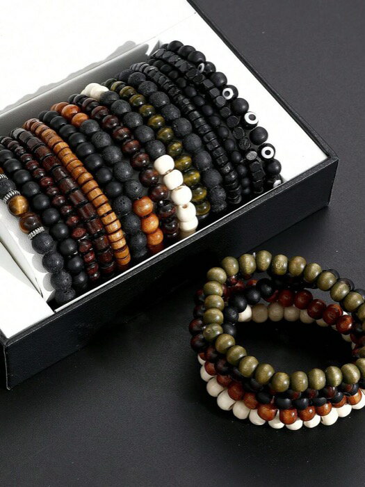 [ 8日から12日程度でお届け予定 ] ジュエリー メンズ ブレスレット セット ビンテージカジュアル メン..