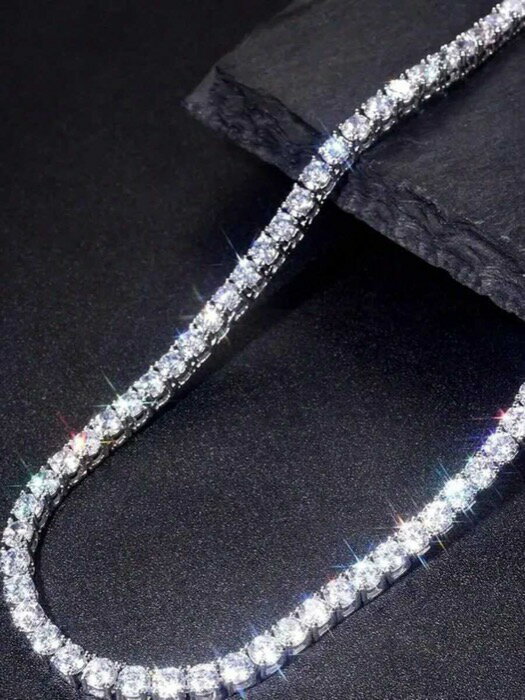 [ 8日から12日程度でお届け予定 ] ジュエリー メンズ ネックレス 1個 メンズダイヤモンドネックレス メンズチェーンネックレス