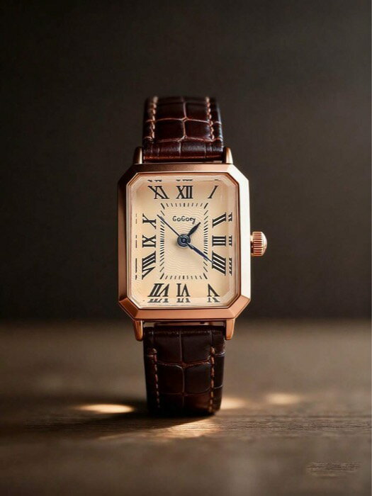 [ 8日から12日程度でお届け予定 ] 腕時計 レディース クォーツ 1個 レトロ スクエア レディース クォーツ 腕時計 - 上品、エレガント 通勤用、ミニマリスト&スタイリッシュ、デイリーコーディネート、誕生日、レディースギフト、記念日、感謝祭の金曜