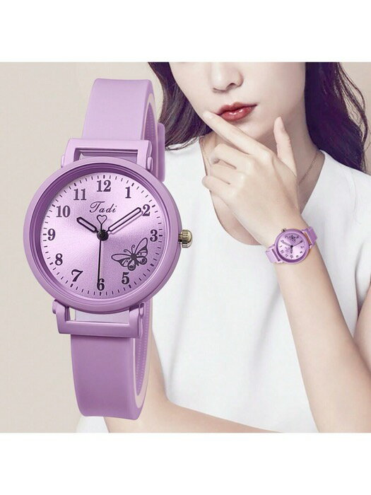 [ 8日から12日程度でお届け予定 ] 腕時計 レディース クォーツ 腕時計 バタフライ柄 レディース用 贈り物 バレンタインデー