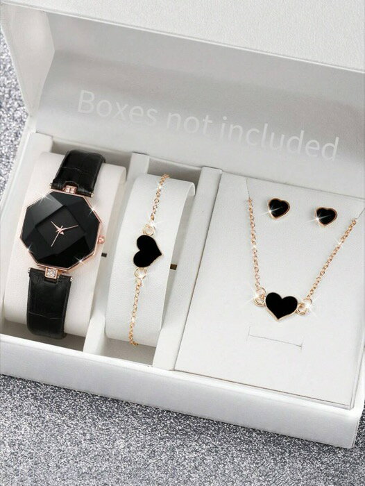 [ 8日から12日程度でお届け予定 ] 腕時計 レディース セット 5個セット 学生向け 多角形ダイヤル クォ..