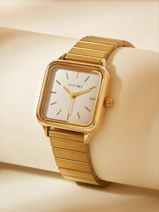 [ 7日から10日程度でお届け予定 ] 腕時計 レディース クォーツ 1個 レディース 上品 シンプル ステンレスバンド クォーツ腕時計、休暇や日常通勤に適しています