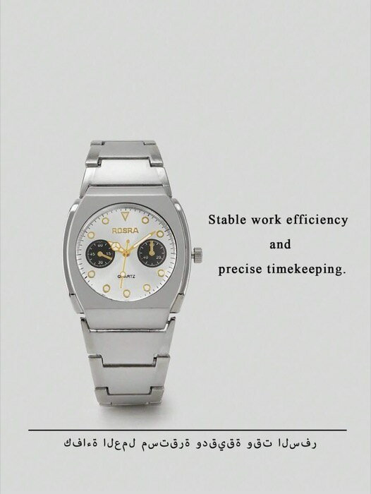 [ 8日から12日程度でお届け予定 ] 腕時計 メンズ クォーツ パンダ型3つの目 安定したクォーツウォッチ メンズ レディース両用(2)