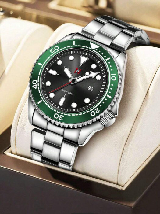 [ 8日から12日程度でお届け予定 ] 腕時計 メンズ クォーツ 1個 バッテリー式 ラウンド カジュアル スパ..