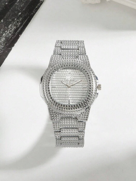 [ 8日から12日程度でお届け予定 ] 腕時計 メンズ クォーツ 最新アップグレード版は現在最高品質で、アップグレード料金の値上がりはありません。ダイヤモンド付き正方形ダイヤル、星空ダイヤル、安定したタイミング機能を備え、クォーツ腕時計と合わせて重要な機