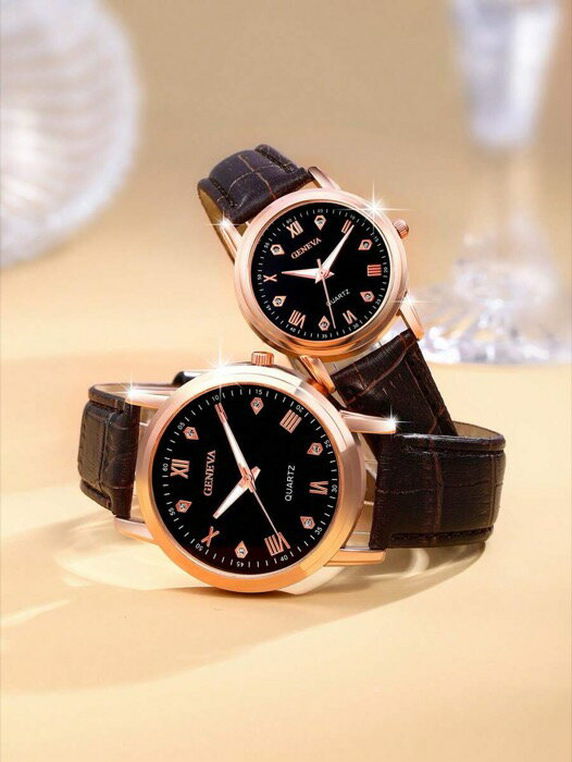 [ 8日から12日程度でお届け予定 ] 腕時計 メンズ クォーツ カップルウォッチ、ファッショナブル、カジュアル クォーツ ウォッチ、バレンタインデーまたは感謝祭のギフトパッケージ、男女兼用の日常着に適し、毎日の着用に最適、誕生日プレゼント、パーティー、