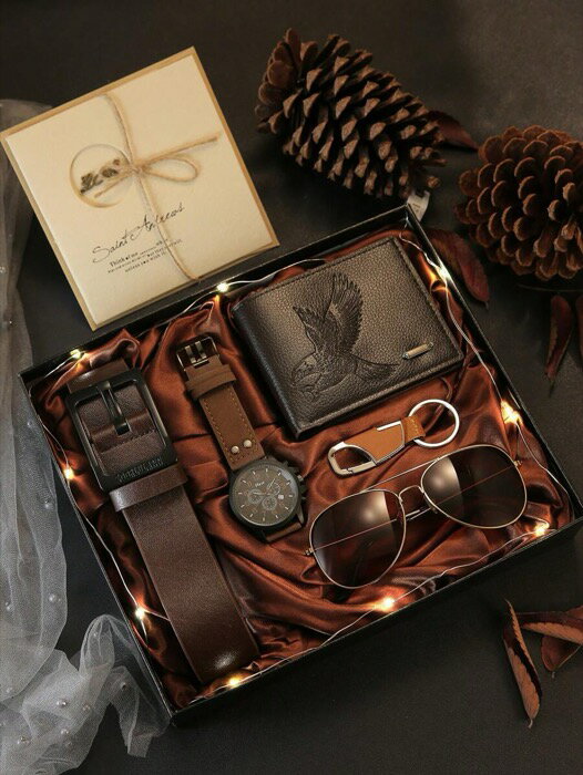 [ 8日から12日程度でお届け予定 ] 腕時計 メンズ セット 7点セット メンズ クラシックファッション カ..