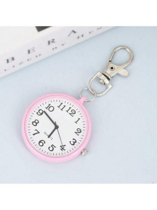 [ 8日から12日程度でお届け予定 ] 腕時計 懐中時計 可愛いキャンディーカラーのキーチェーン付き腕時計..